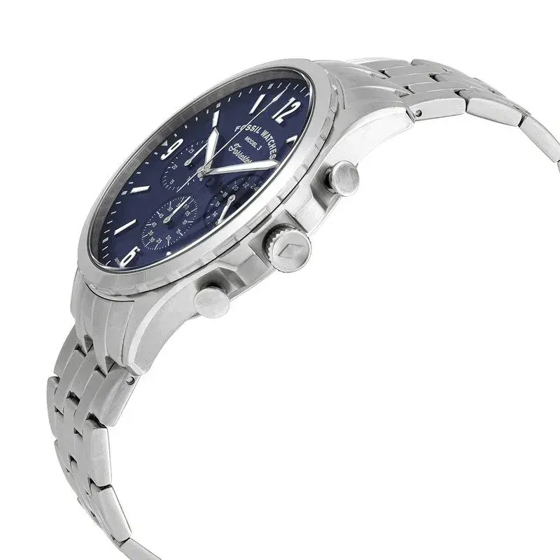 Fossil Forrester Chronograph Blue Dial Men's Watch | FS5605